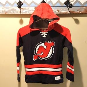 NJ Devils NHL Youth Hockey Hoodie Small (8) Sweatshirt